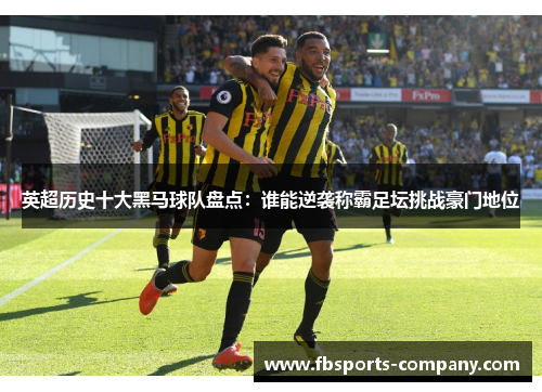 英超历史十大黑马球队盘点:谁能逆袭称霸足坛挑战豪门地位 英超历史十大黑马球队盘点:谁能逆袭称霸足坛挑战豪门地位